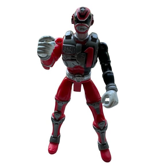2005 Interactive Talking Red Power Rangers SPD 5.5" Figure - Picture 1 of 3